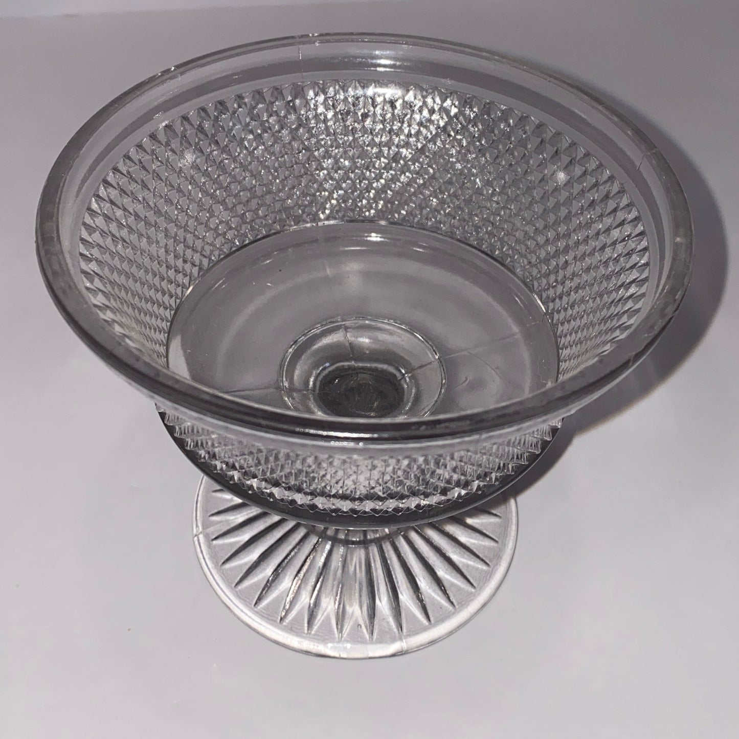 Vintage Anchor Hocking "Wexford" Pedestal Bowl
