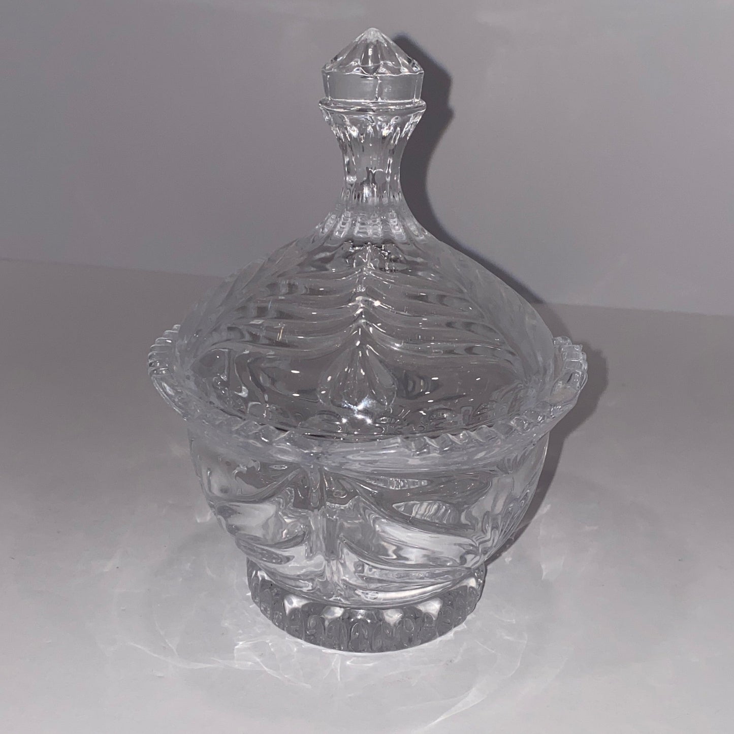 Mikasa Lead Crystal Lidded "Hostess" Jar