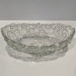 Vintage West German Walther Crystal Floral Bowl