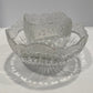 Vintage Oneida Southern Garden Crystal Candy Dishes