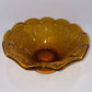 Vintage Tiara Amber Glass Console Bowl
