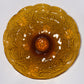 Vintage Tiara Amber Glass Console Bowl