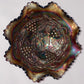 Vintage Blue Carnival Glass "Harvest Grape" Bowl