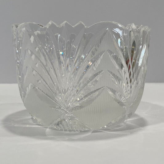 Mikasa German Lead Crystal Sawtooth Bowl