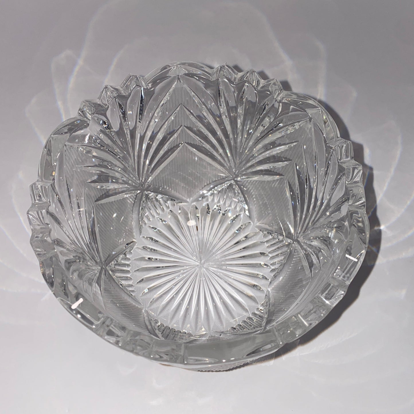 Mikasa German Lead Crystal Sawtooth Bowl
