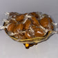 Mid-Century Viking Amber "Epic" Wave Bowl