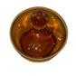 Vintage 1950's Mid Century Modern Bohemian Amber Glass Candy Dish