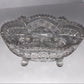 Vintage 4-Footed Starburst Oval Bowl