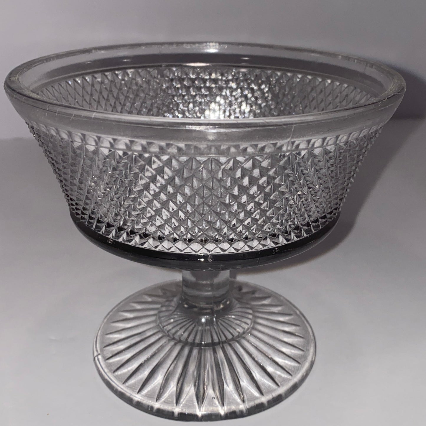 Vintage Anchor Hocking "Wexford" Pedestal Bowl