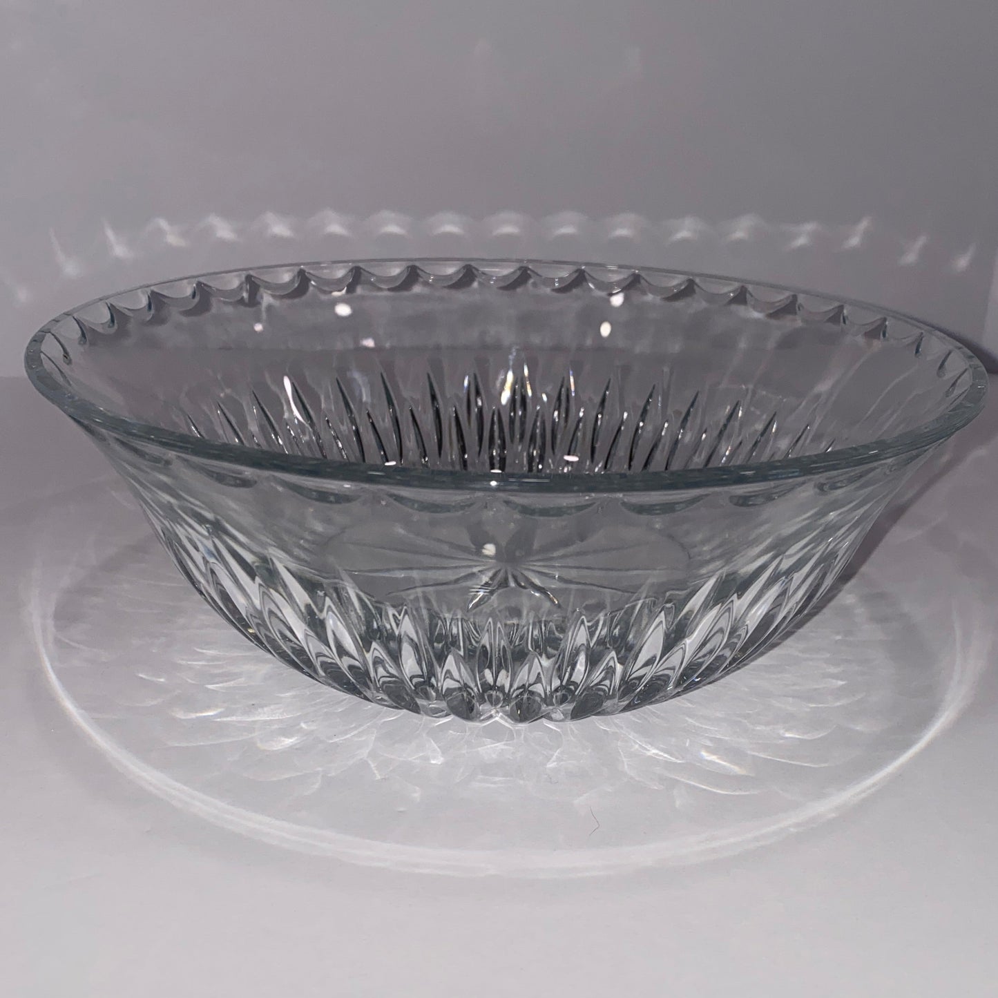 Large Cristal d'Arques "Longchamp" Crystal Bowl