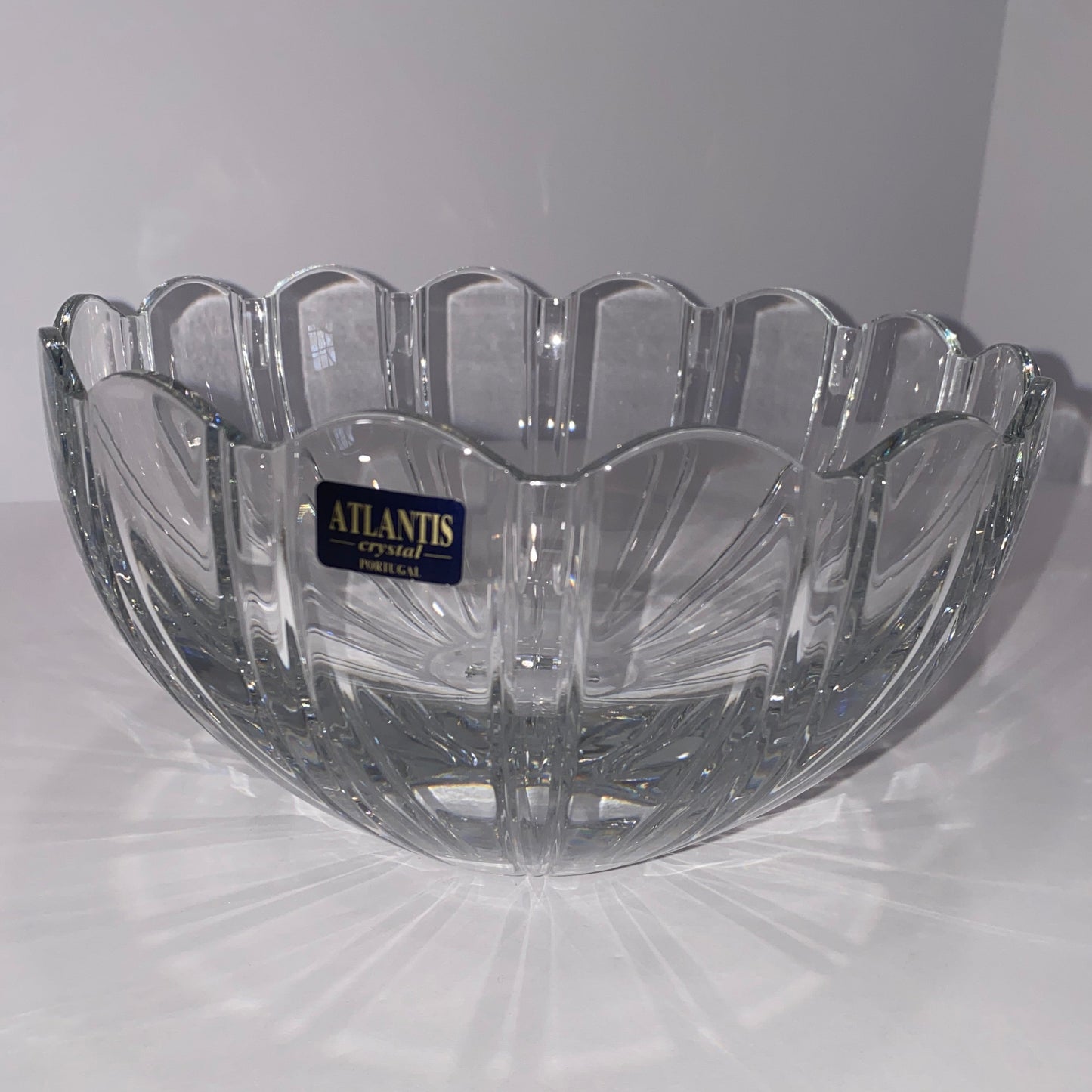 Atlantis Portugal Hand-Blown Full Lead Crystal Bowl