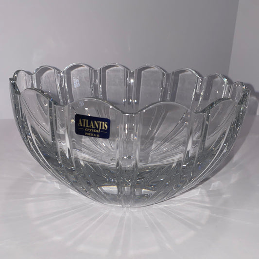 Atlantis Portugal Hand-Blown Full Lead Crystal Bowl