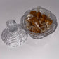 Mikasa Lead Crystal Lidded "Hostess" Jar