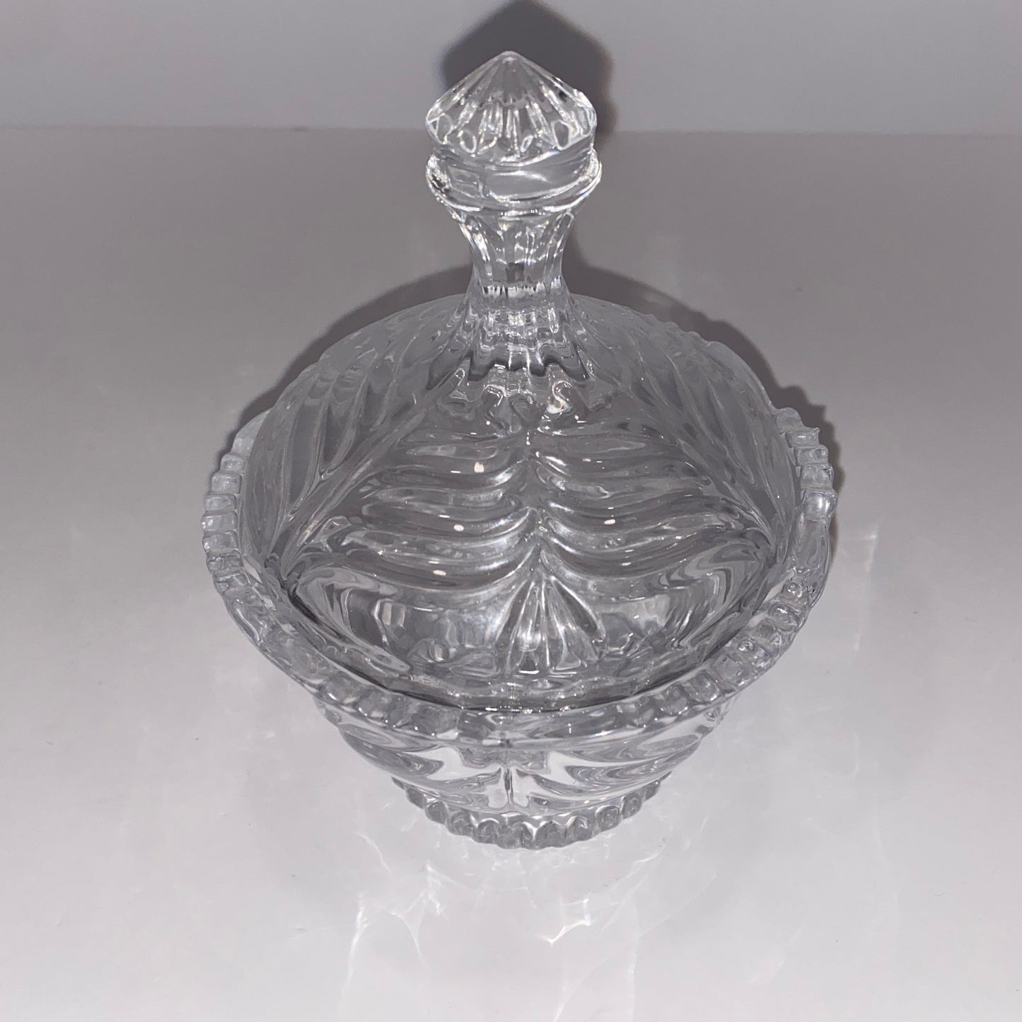 Mikasa Lead Crystal Lidded "Hostess" Jar