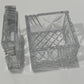 Polish Lead Crystal "Executive" Square Jar