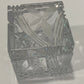 Polish Lead Crystal "Executive" Square Jar