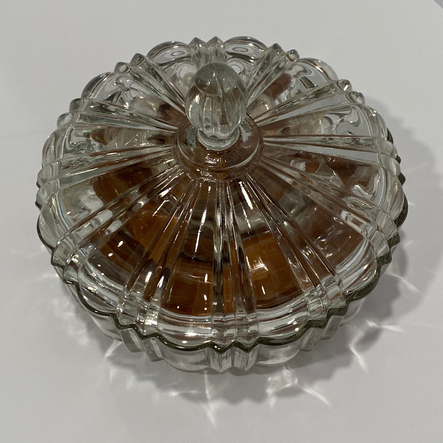 Indiana Glass Windsor Button-Base Jar