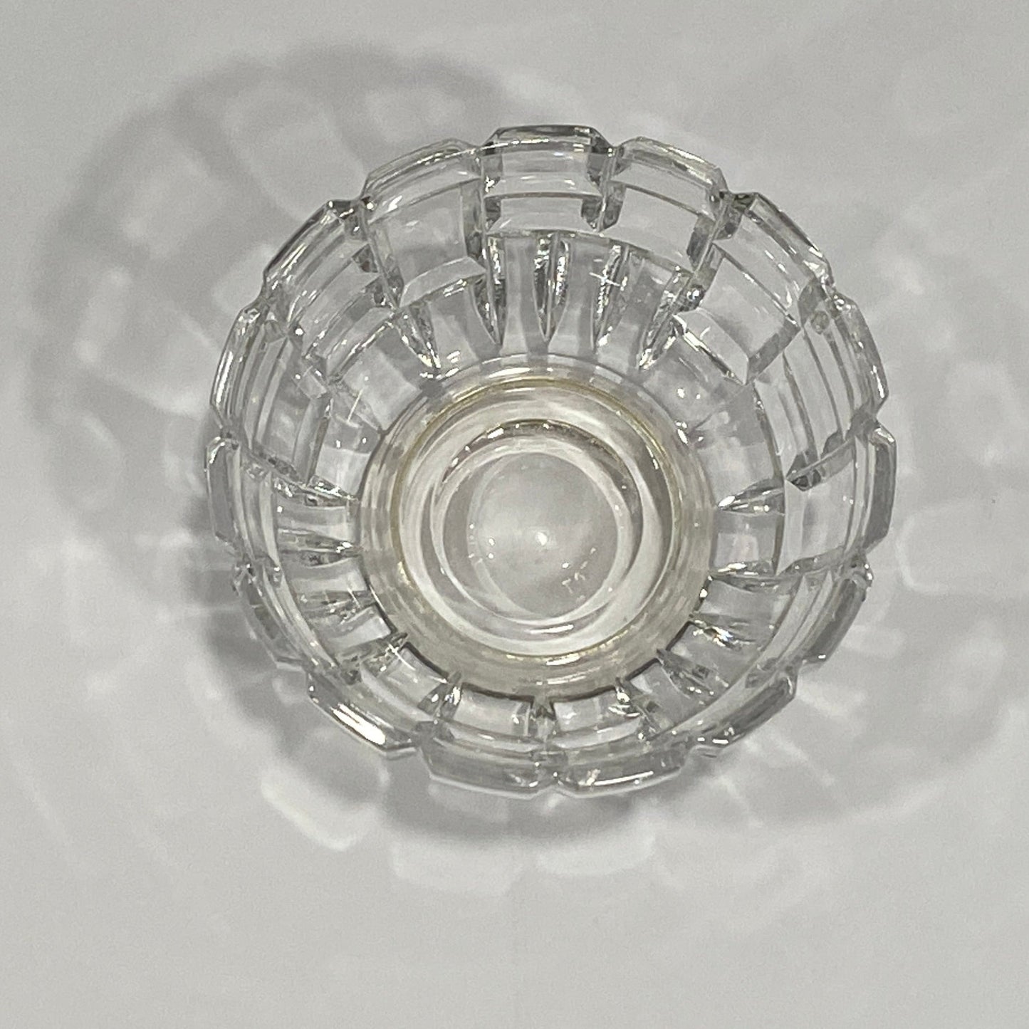 Vintage Leonard Italy Crystal & Silver-Plated Candy Bowl