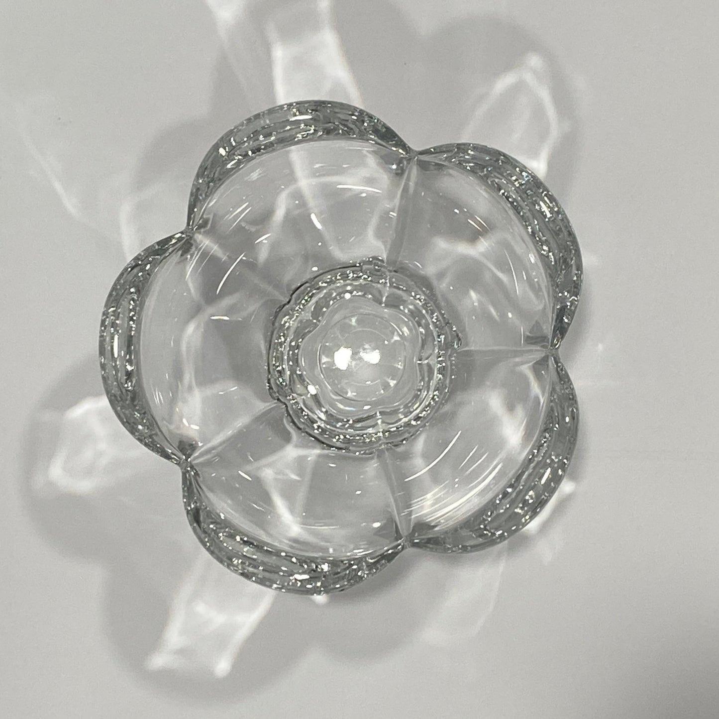 Mikasa Austria Five-Petal Sculpted Crystal Bowl