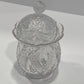 7" Wexford Diamond Pattern Glass Jar