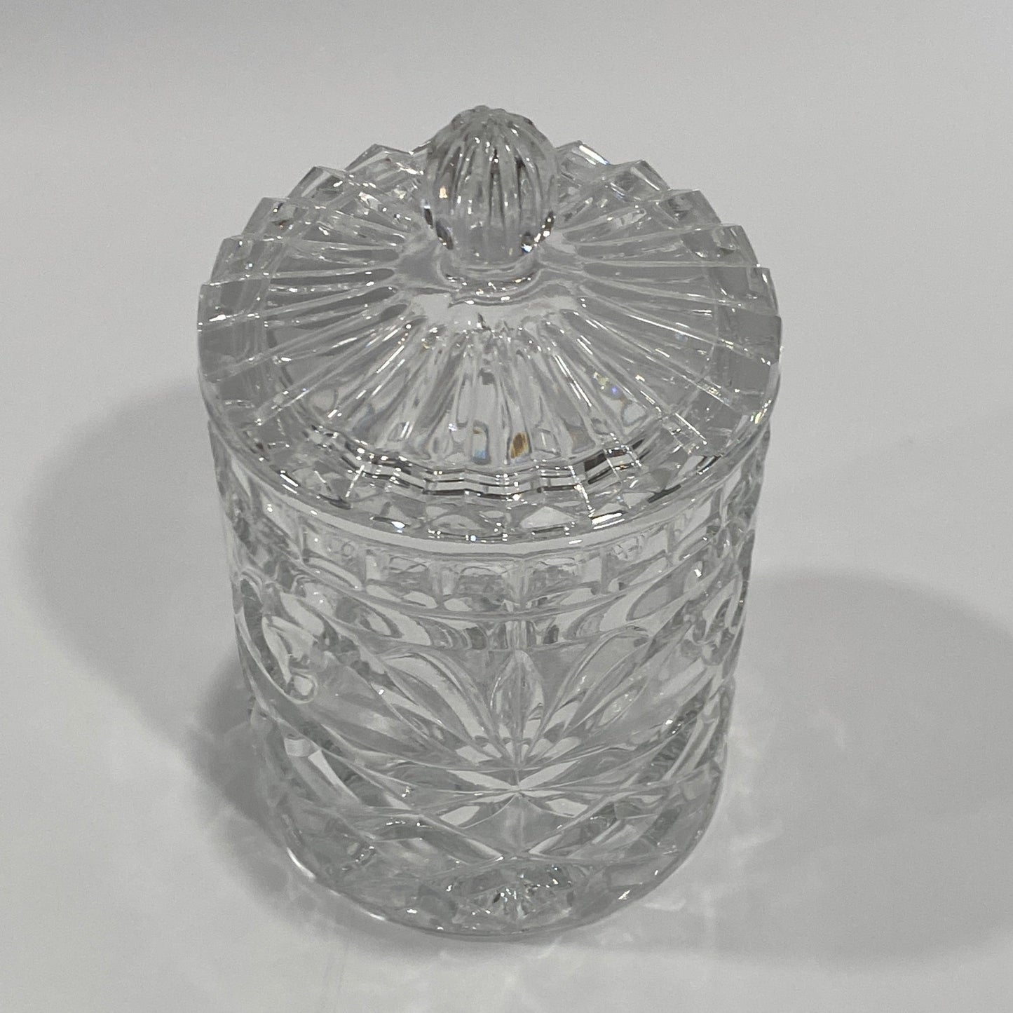 Hand-Cut Slovakian Crystal Jar