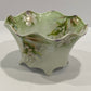 Antique Silesia Germany Footed Porcelain Bowl