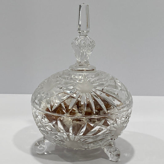 Shannon Crystal "Dublin" 3-Footed Lidded Centerpiece