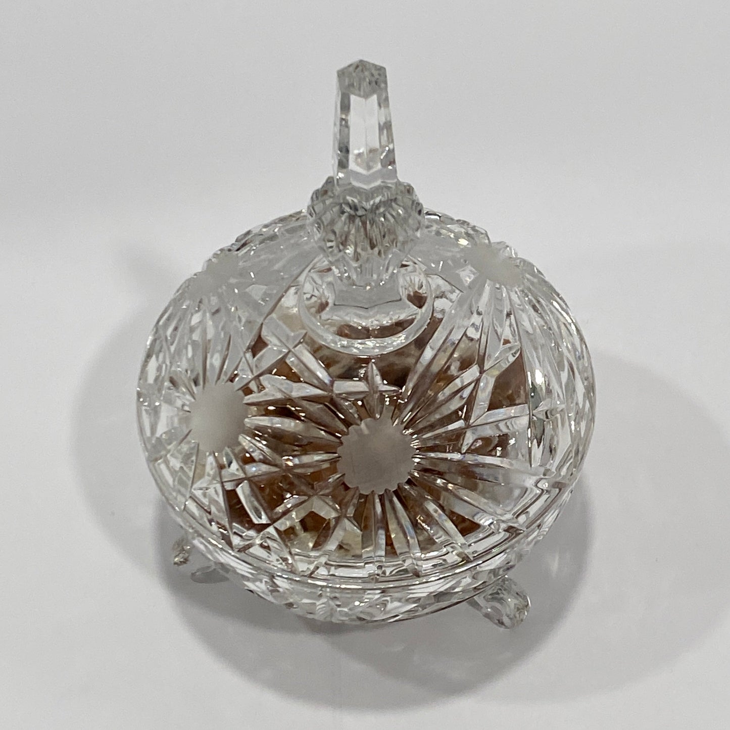 Shannon Crystal "Dublin" 3-Footed Lidded Centerpiece