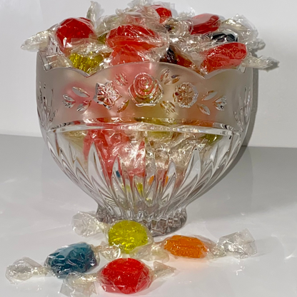 Vintage Oneida Southern Garden Crystal Candy Dishes