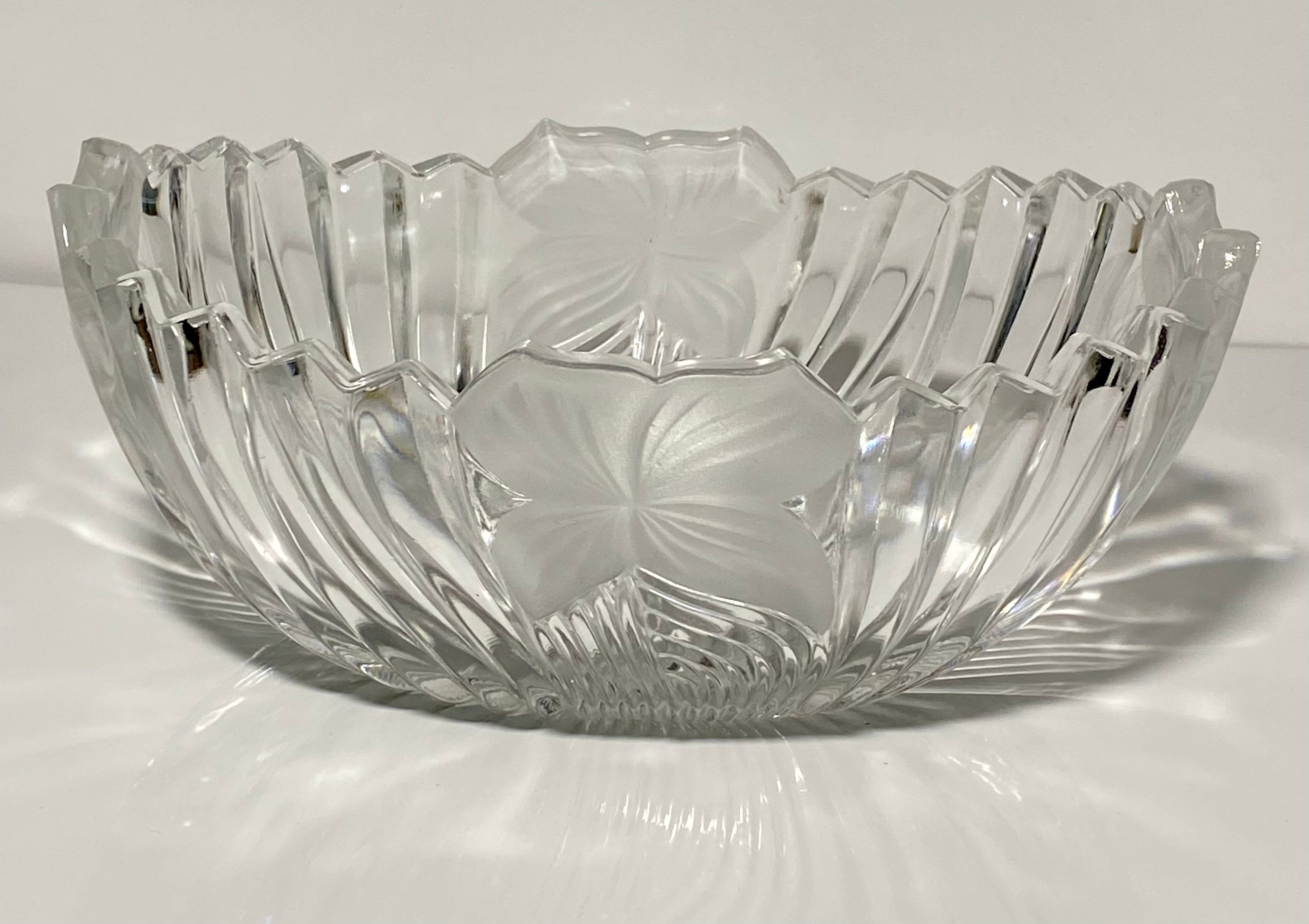 Vintage Mikasa Frosted Ribbon Oval Crystal Candy Dish – RG Candy