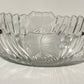 Vintage Mikasa Frosted Ribbon Oval Crystal Candy Dish