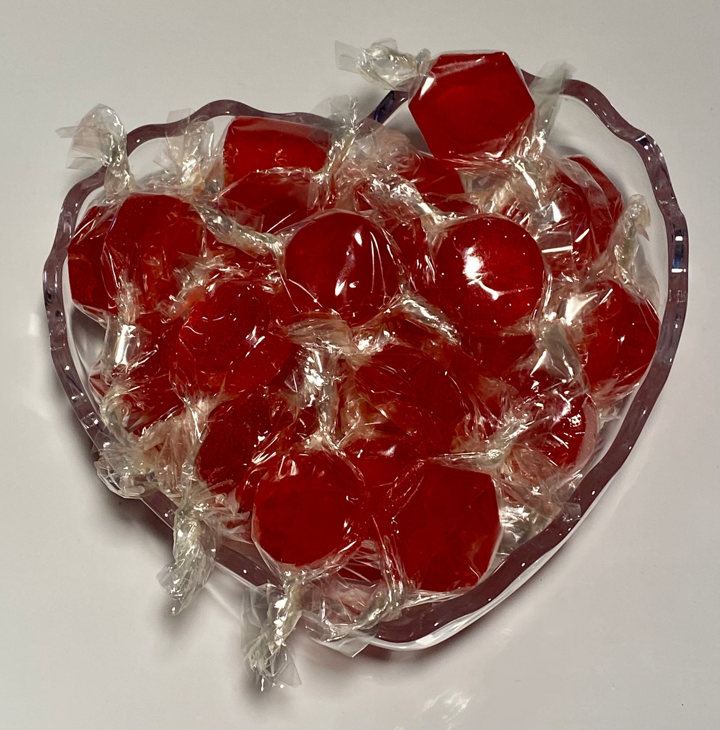 Vintage Mikasa Heart Shaped Candy Dish with Rose Inlay