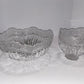 Vintage Oneida Southern Garden Crystal Candy Dishes